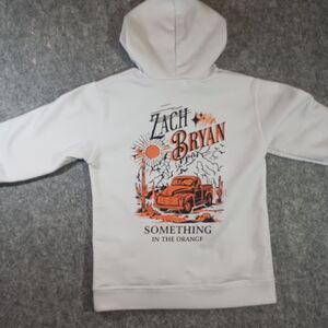 Zach Bryan “Something in the Orange” Hoodie – White Size Small